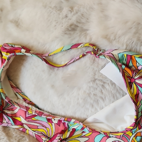 NWT Kate Spade Colorful Swirl Bikini Set-Size Large - Picture 3 of 6